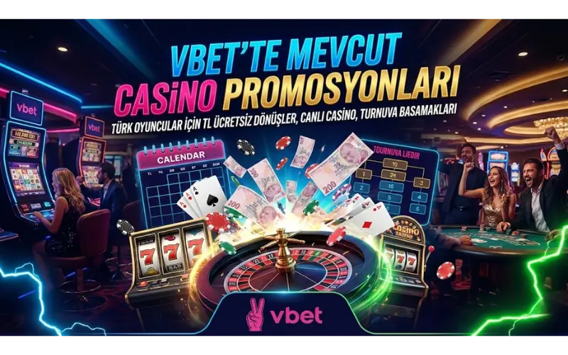 Vbet'te Mevcut Casino Promosyonları