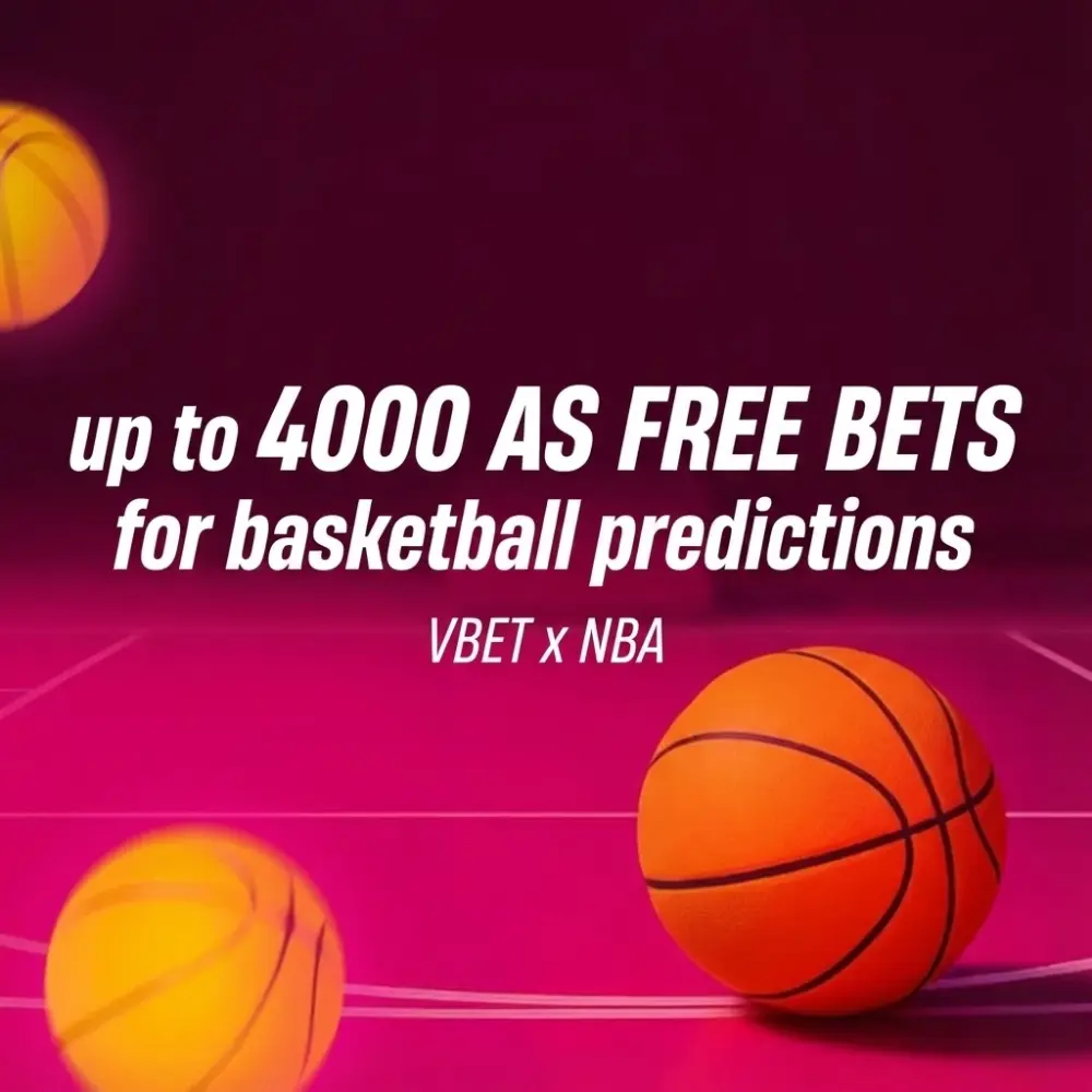 Basketbol Tahminlerinde 4.000'e Kadar Ücretsiz Bahis | VBET x NBA