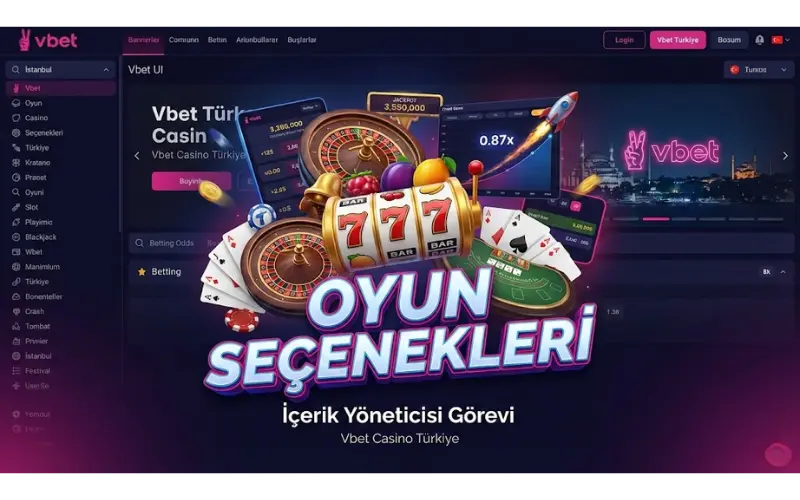 Oyun Seçenekleri — İçerik Yöneticisi Görevi